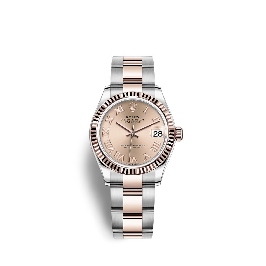 Rolex Datejust 31 Oystersteel 18 ct Everose gold M278271-0005 watch replica