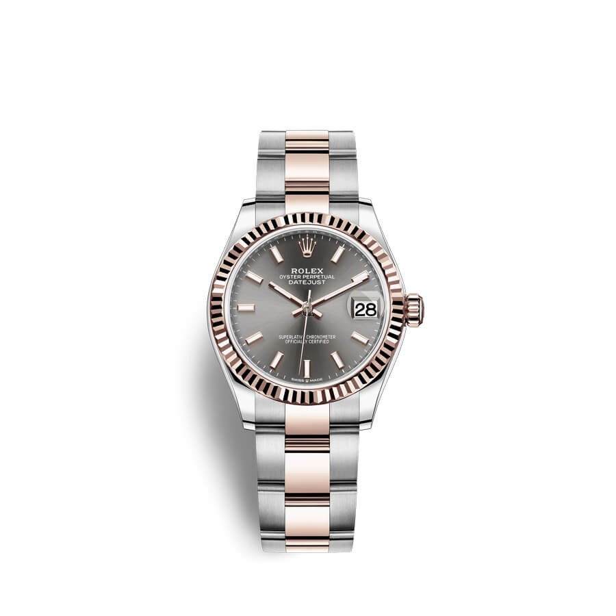 Rolex Datejust 31 Oystersteel 18 ct Everose gold M278271-0017 watch replica