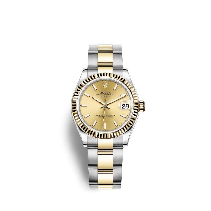 Rolex Datejust 31 Oystersteel 18 ct yellow gold M278273-0013 watch replica