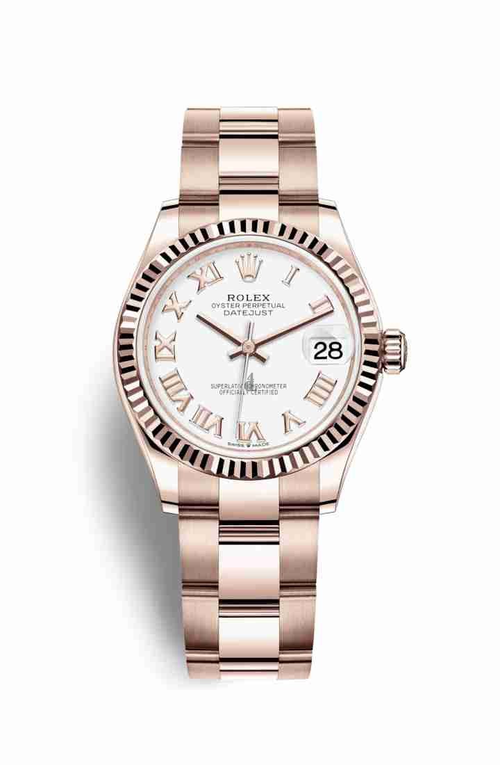 Rolex Datejust 31 Everose gold 278275 White Dial