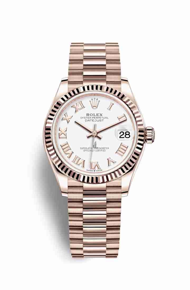 Rolex Datejust 31 Everose gold 278275 White Dial