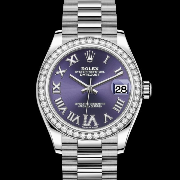 fake Rolex Datejust 31 18 ct white gold - M278289RBR-0019