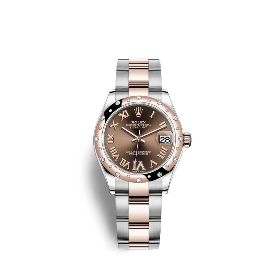 Rolex Datejust 31 Oystersteel 18 ct Everose gold M278341RBR watch replica