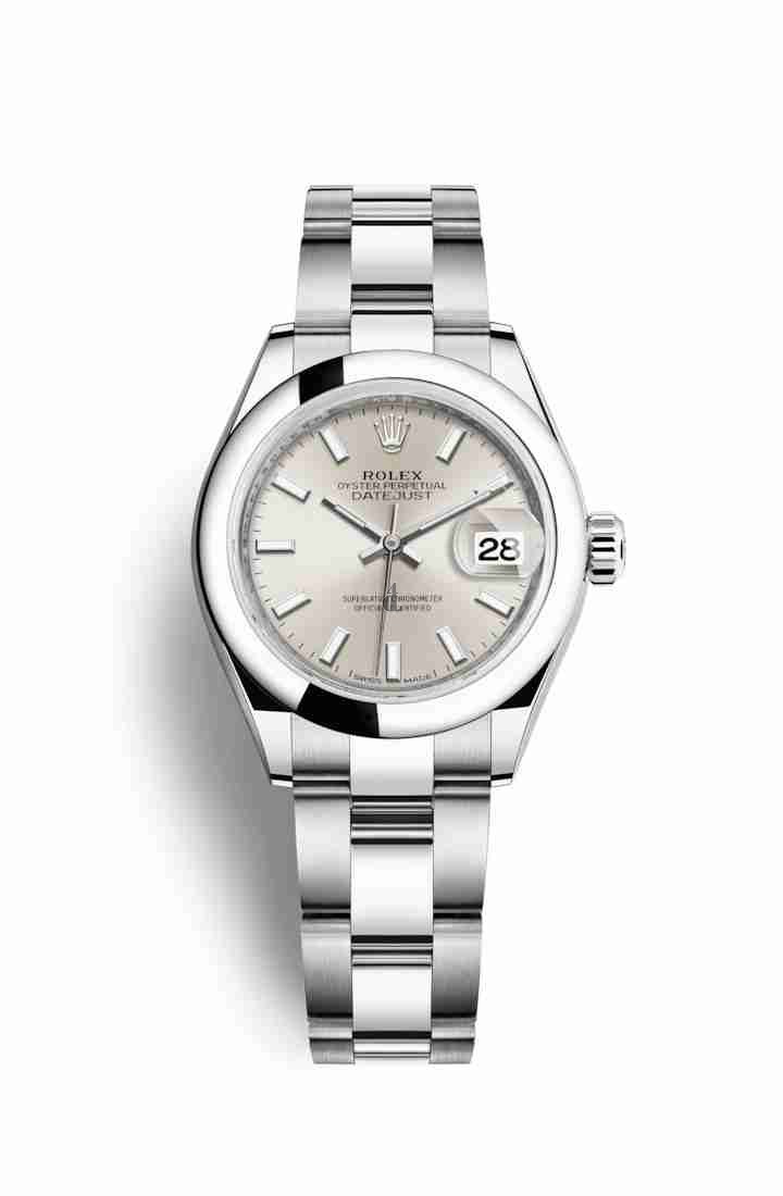 Rolex Datejust 28 Oystersteel 279160 Silver Dial