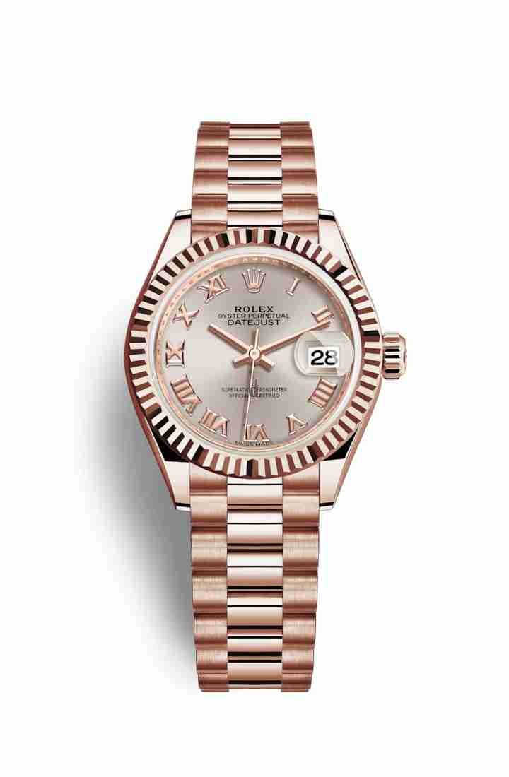 Rolex Datejust 28 Everose gold 279175 Sundust Dial