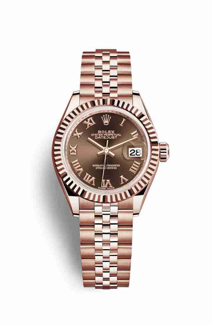 Rolex Datejust 28 Everose gold 279175 Chocolate Dial
