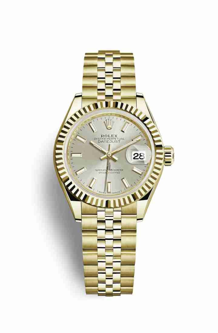 Rolex Datejust 28 yellow gold 279178 Silver Dial