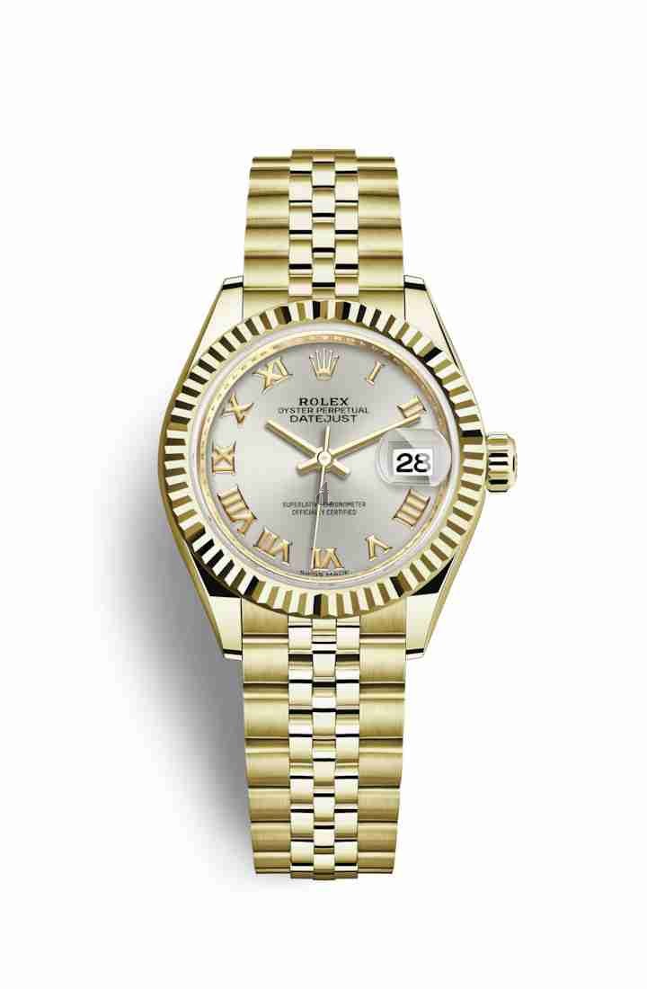 Rolex Datejust 28 yellow gold 279178 Silver Dial