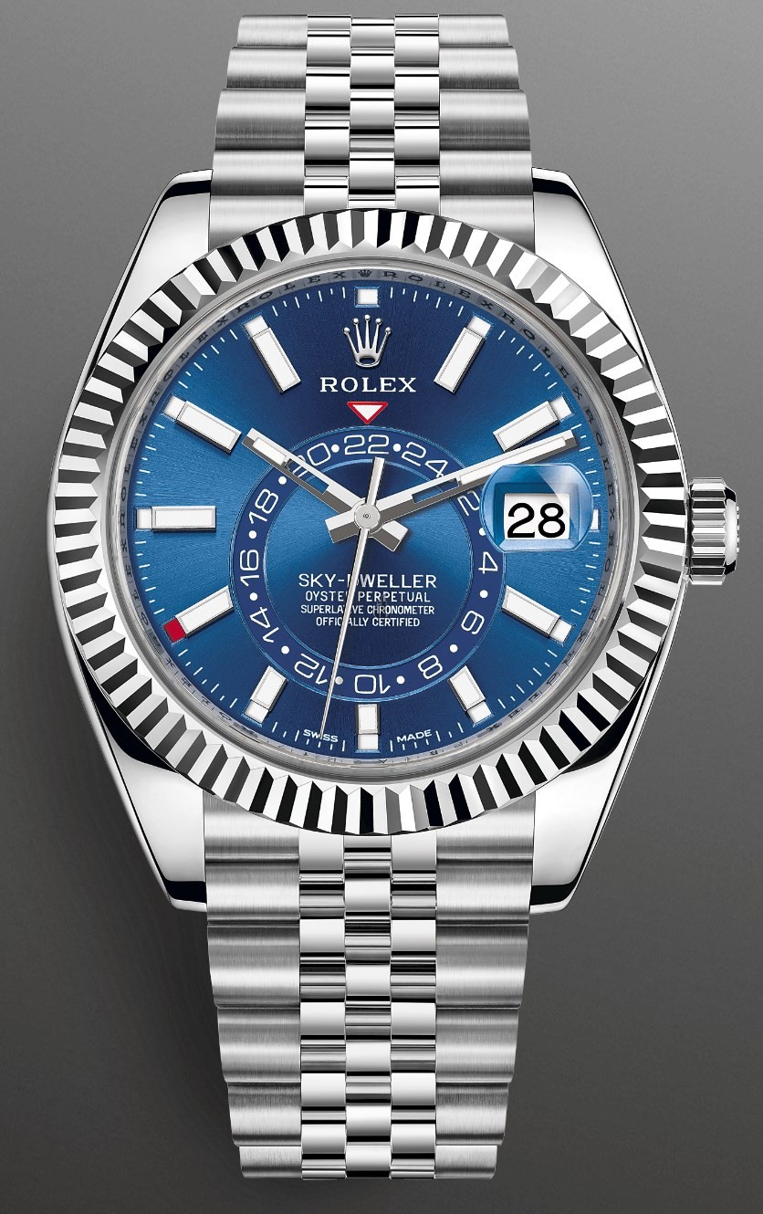 fake Rolex Sky-Dweller Rolesor Oystersteel and 18 ct white gold M326934-0004