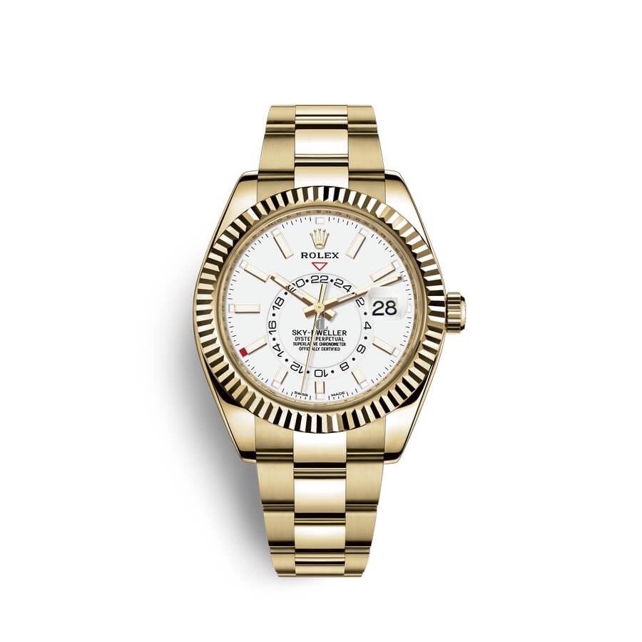 Rolex Sky-Dweller 18 ct yellow gold M326938-0005 watch replica