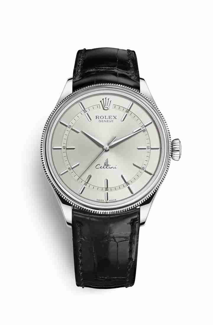 Rolex Cellini Time white gold 50509 Rhodium Dial