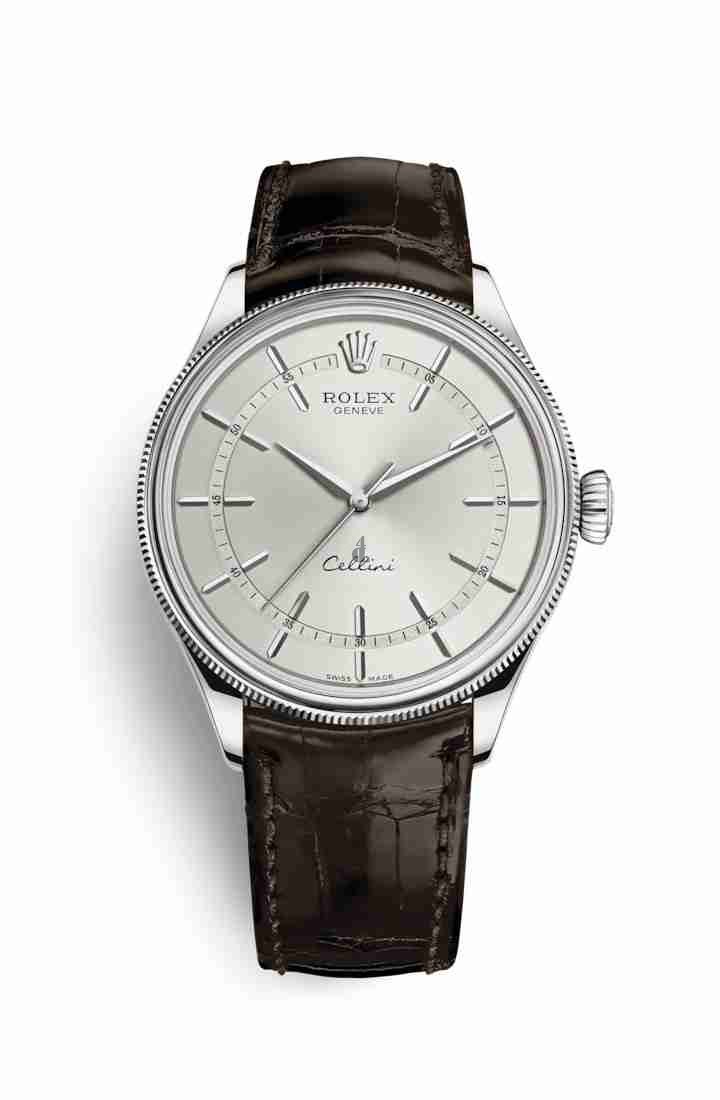 Rolex Cellini Time white gold 50509 Rhodium Dial