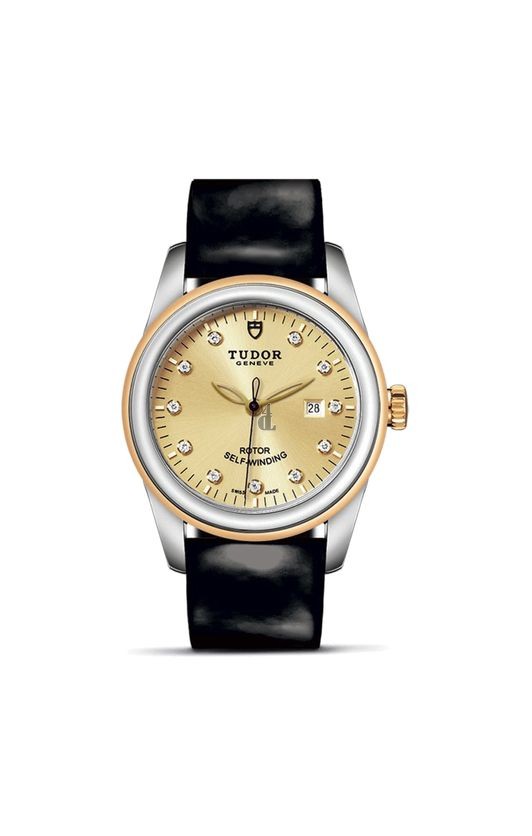 fake Tudor Glamour Date Watch 31 mm Steel and Gold Case m53003-0041
