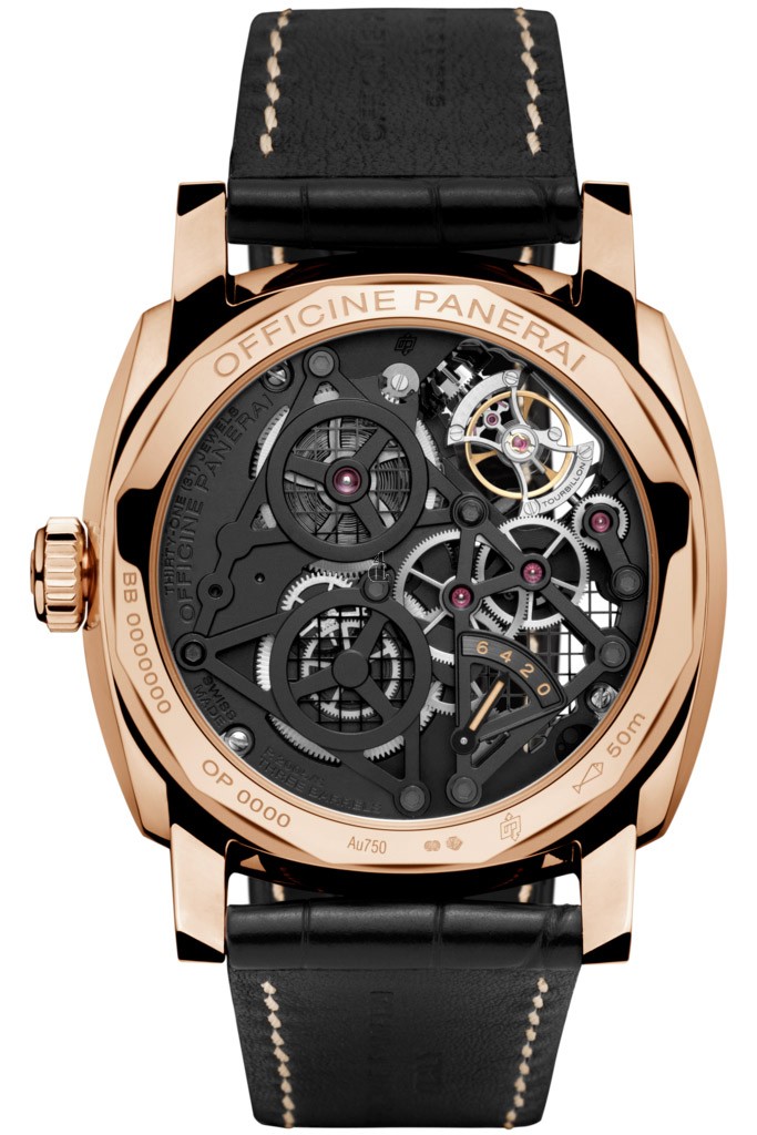panerai LO SCIENZIATO Radiomir 1940 Tourbillon GMT Oro Rosso PAM00559 imitation watch