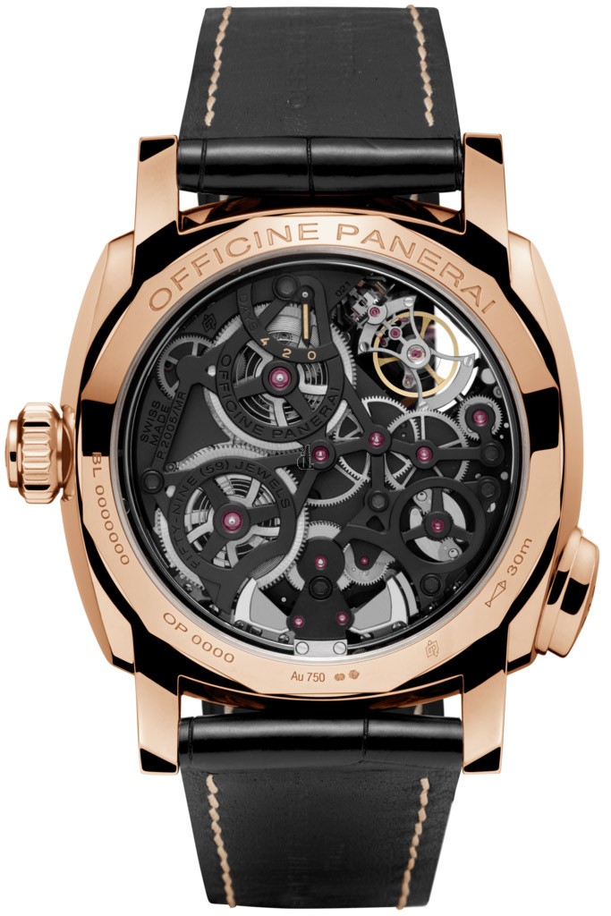 panerai Radiomir 1940 Minute Repeater Carillon Tourbillon GMT Oro Rosso PAM00600 imitation watch