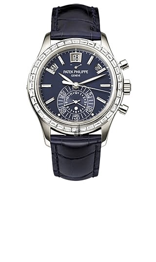 Fake Patek Philippe Complications Automatic Chronograph Platinum Men's Watch 5961P