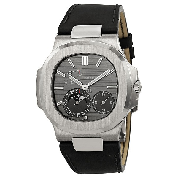 Fake Patek Philippe Nautilus Automatic Moonphase Slate Grey Dial Men's Watch 5712G/001
