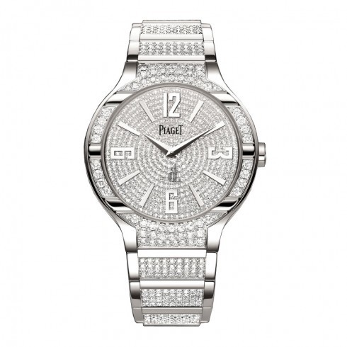 Piaget Polo Diamond Pave Automatic Men's Replica Watch GOA36226