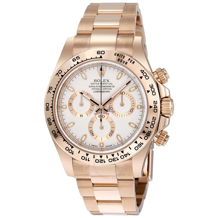 Fake Rolex Daytona Rose Gold Ivory dial 116505 I.