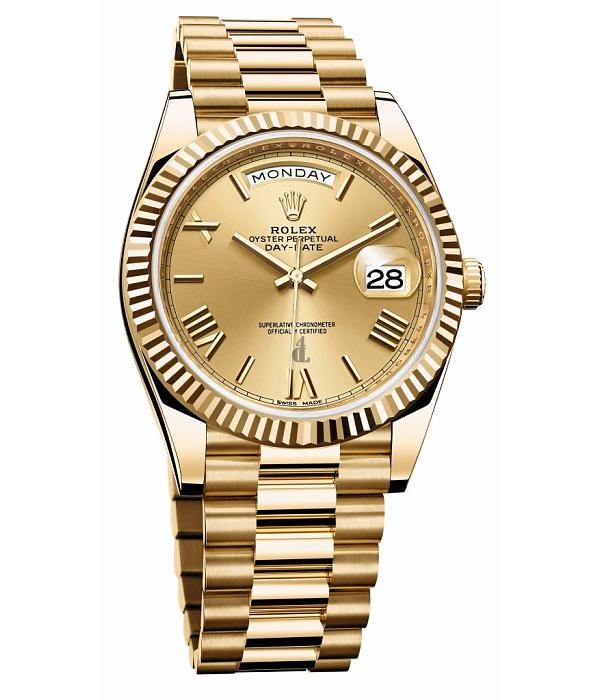 Rolex Day-Date II 228238 40MM replica yellow gold