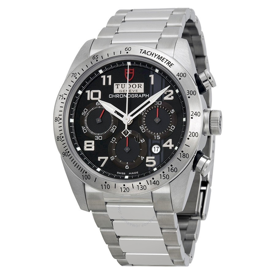 Tudor Fastrider Chronograph Black Dial Stainless Steel 42000-95730 Replica