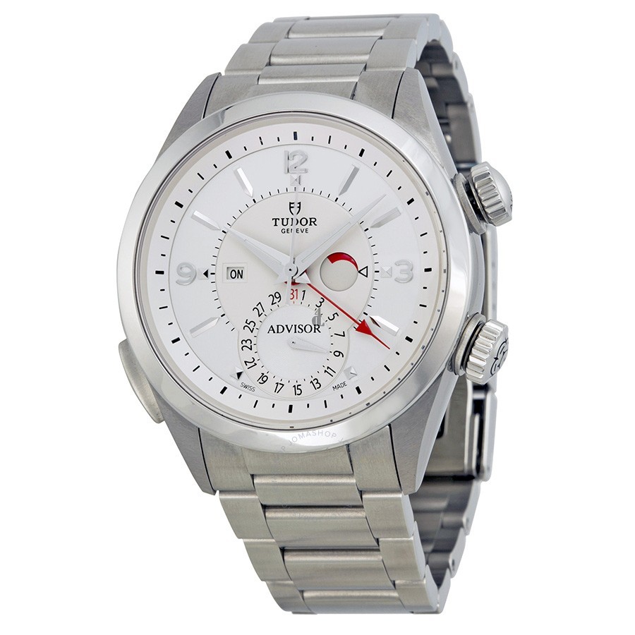 Tudor Heritage Advisor Silver Dial Stainless Steel 79620T-95740 Replica