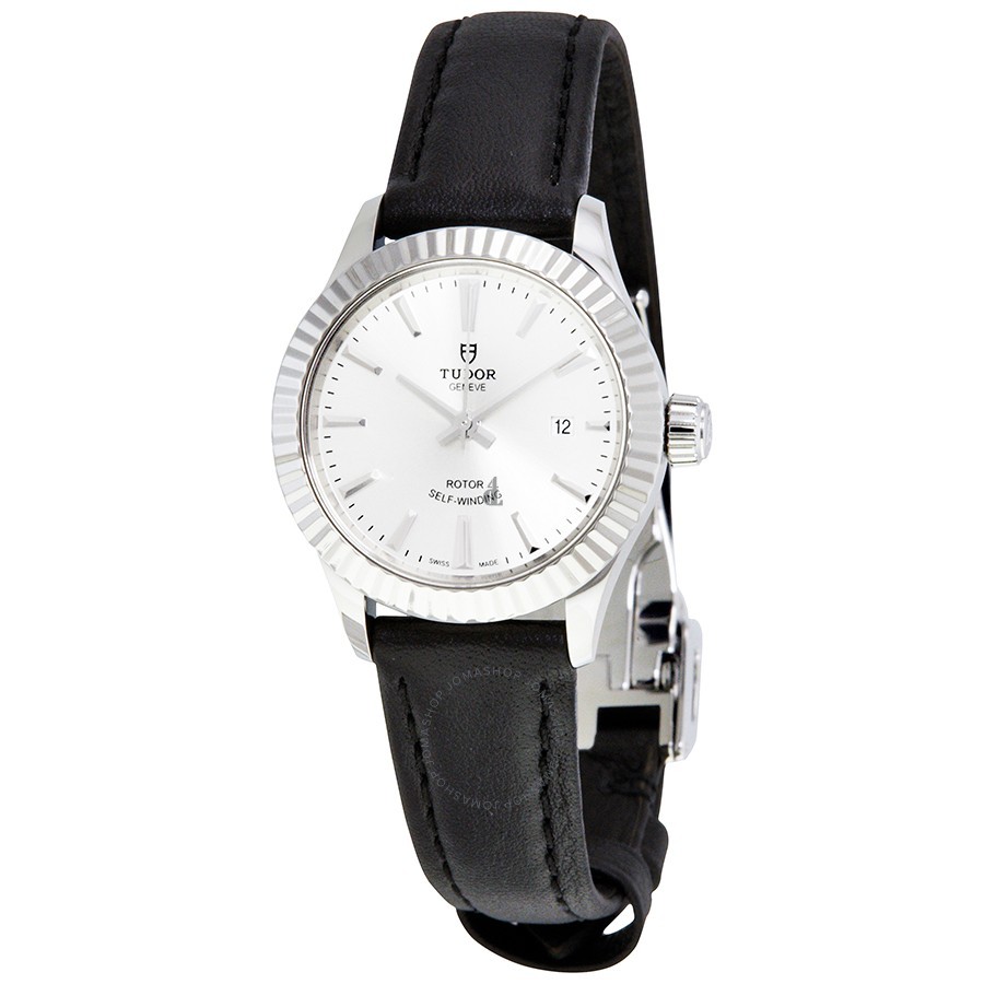 Tudor Style Automatic Silver Dial Ladies Watch 12110-SVLS Replica