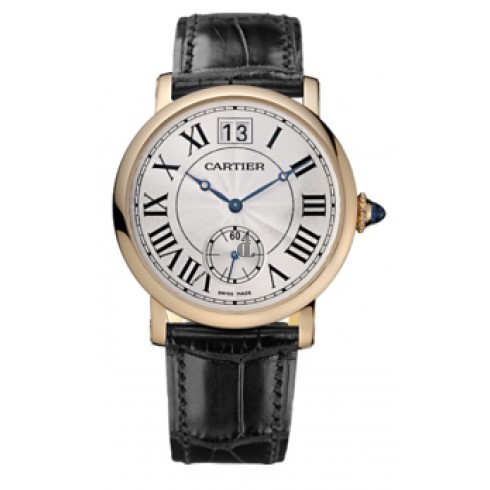 AAA quality Cartier Rotonde Silver Guilloche Dial Unisex Watch w1552751 replica.