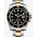Replica Rolex Submariner Date Two Tone Black Dial 116613LN.