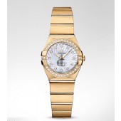 Omega Constellation Quartz 24MM Ladies  watch replica 123.55.24.60.55.003
