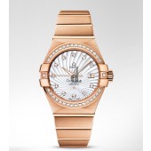 Omega Constellation Brushed Chronometer  watch replica 123.55.31.20.55.001