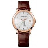 Replica Audemars Piguet Jules Audemars Silver Dial 18kt Rose Gold Men's Watch 0