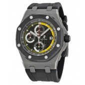 Replica Audemars Piguet Royal Oak Offshore Black Dial Rubber Men's Watch 0