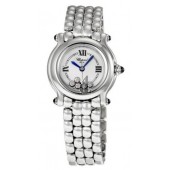 Imitation Chopard Happy Sport Diamond Ladies Watch