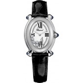 Imitation Chopard Happy Sport Oval 5 Floating Diamonds Ladies Watch