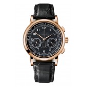 A. Lange & Sohne 414.031 1815 Chronograph Pink Gold  Black  Pulsometer