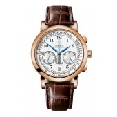A. Lange & Sohne 414.032 1815 Chronograph Pink Gold  Black  Pulsometer