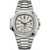 Patek Philippe Nautilus Chronograph Silver Dial Steel 5980/1A-019