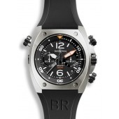 Bell & Ross Chronograph Steel Mens Watch BR 02-94 STEEL fake