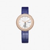 Piaget Possession Silver Diamond Dial Ladies Leather G0A43091