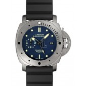 Fake Panerai Luminor Submersible 1950 Regatta 3 Days GMT Automatic Titanio PAM 00371