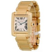 AAA quality Cartier Tank Francaise Mens Watch W50001R2 replica.