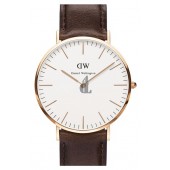 $89:Discounts Daniel Wellington Classic Bristol Leather Strap Watch 40mm