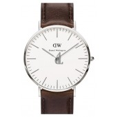 $89:Discounts Daniel Wellington Classic Bristol Leather Strap Watch 40mm