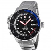 Replica IWC Aquatimer Black Dial Stainless Steel Mens Watch IW354703