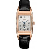 Replica Longines BelleArti L25019733 Womens Tonneau 18K Solid Rose Gold Quartz Watch