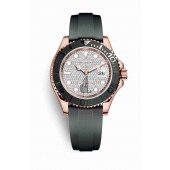 Rolex Yacht-Master 40 Everose gold 116655 Diamond-paved Dial