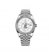 fake Rolex Sky-Dweller Rolesor Oystersteel 18 ct white gold M326934-0002