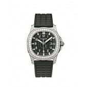 Fake Patek Philippe Aquanaut Luce Haute Joaillerie Mysterious Black Ladies Watch 5069G