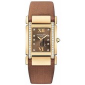 Fake Patek Philippe Twenty-4 18kt Rose Gold Chocolate Strap Diamond Ladies Watch 4920R